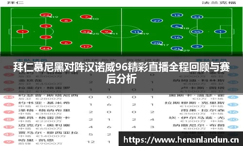 拜仁慕尼黑对阵汉诺威96精彩直播全程回顾与赛后分析